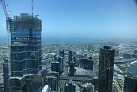 Auf dem Skydeck in Melbourne