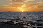 Sonnenuntergang auf Navini Island