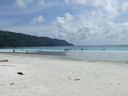 Der öffentliche Bereich des Radhanagar Beach