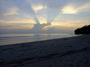 Sonnenuntergang am Radhanagar Beach