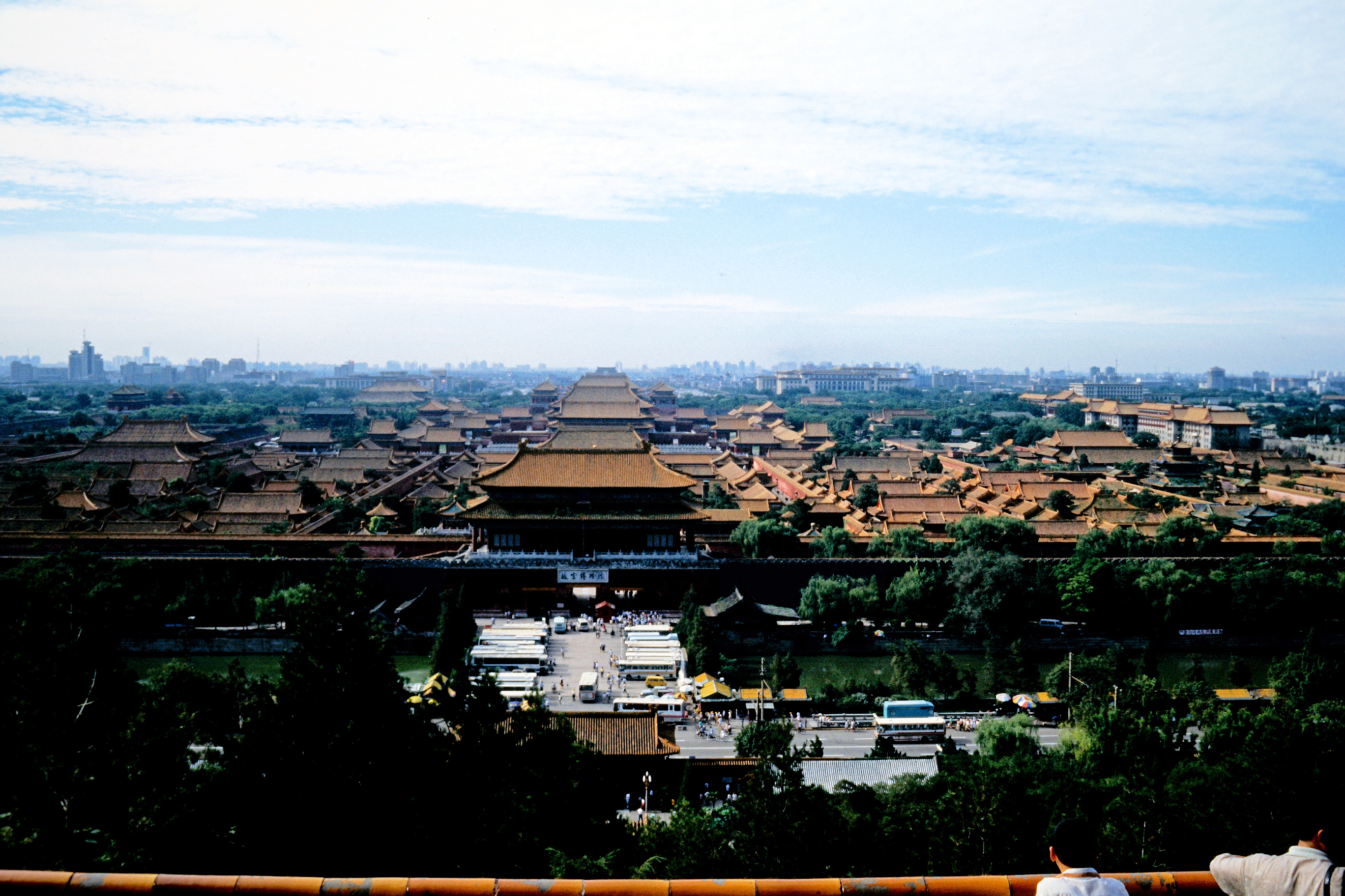 Die Verbotene Stadt vom Jing Shan aus