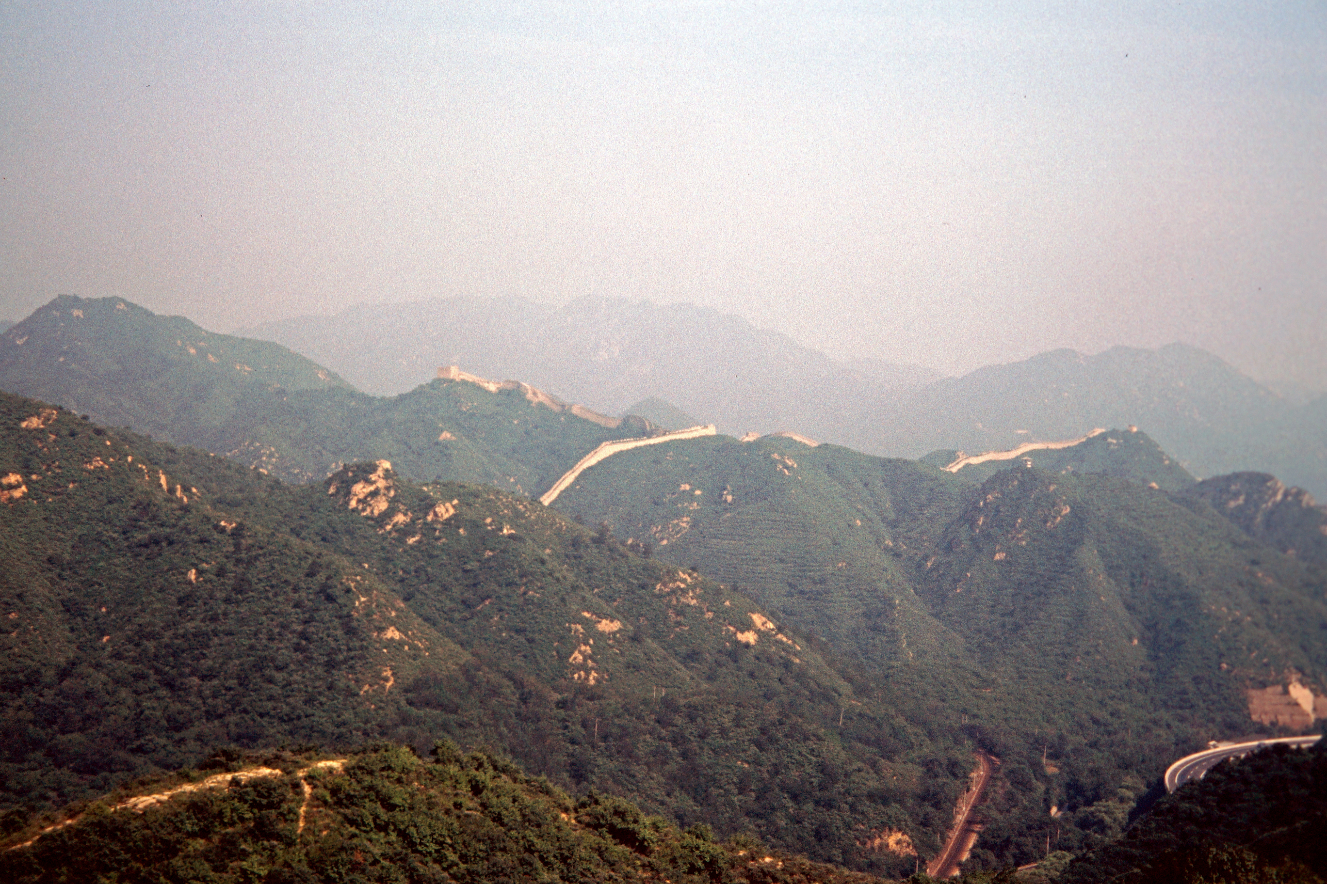 An der Großen Mauer bei Badaling