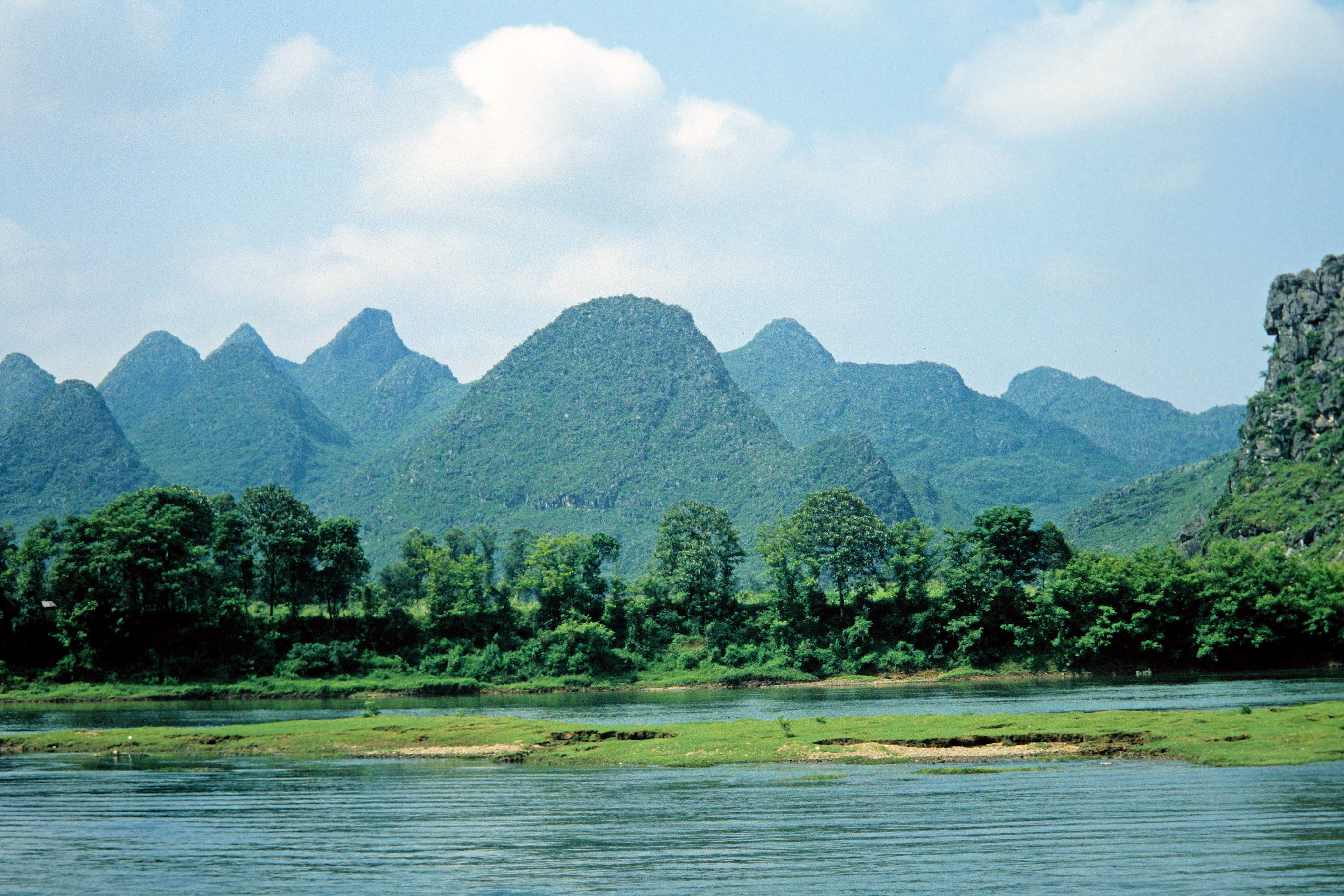 Fahrt auf dem Li Jiang