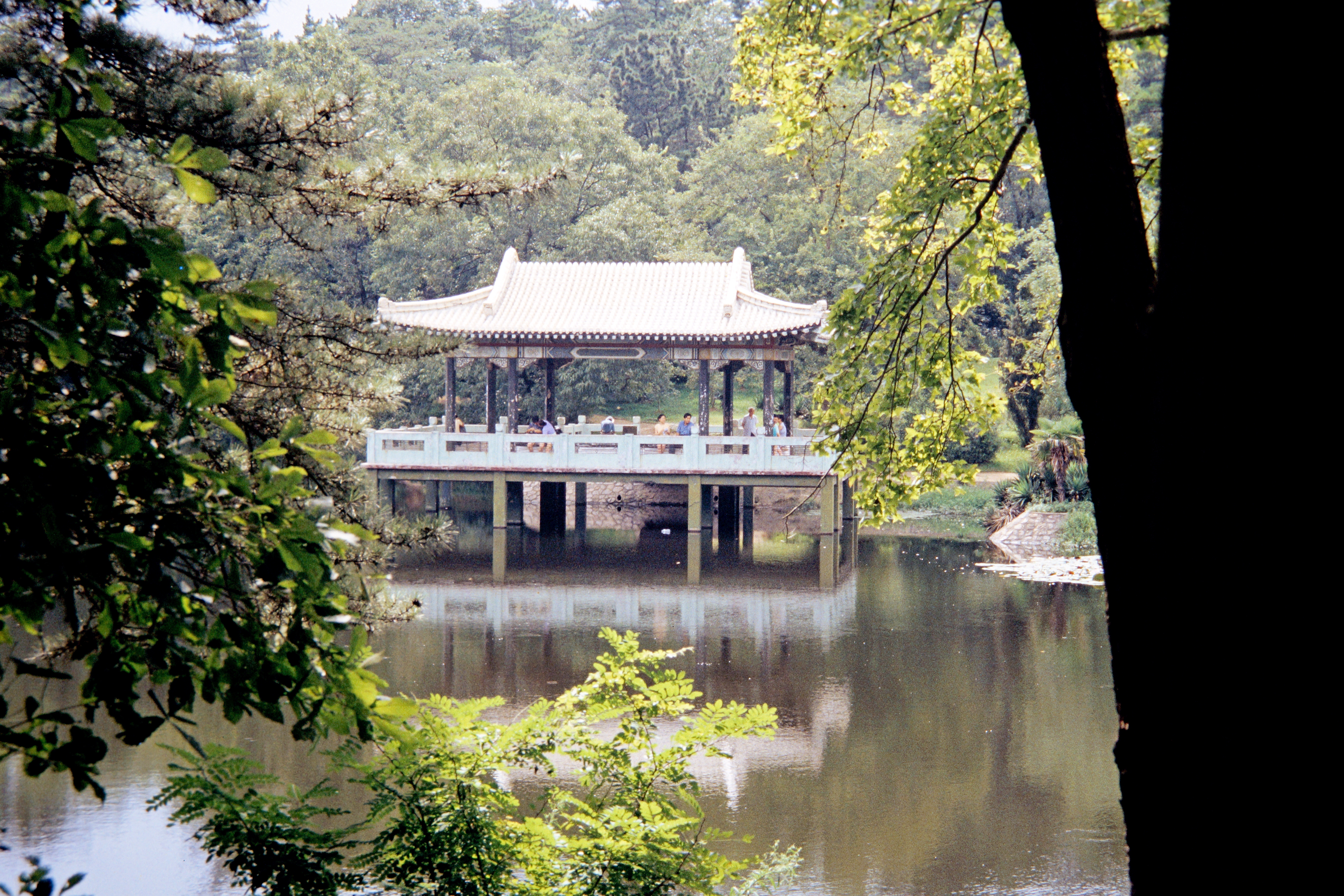 Pavillon im Wald